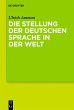 Die Stellung der deutschen Sprache in... - Bild 1