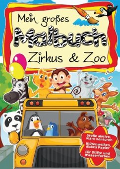 Cover Mein großes Malbuch Zirkus & Zoo