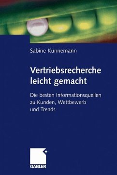 Vertriebsrecherche leicht gemacht - Künnemann, Sabine