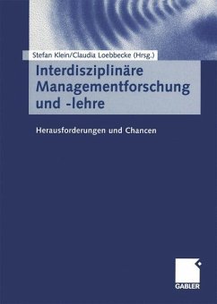 Interdisziplinäre Managementforschung und -lehre