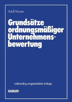 Grundsätze ordnungsmäßiger Unternehmensbewertung