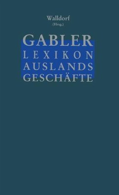 Gabler Lexikon Auslands Geschäfte