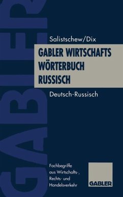 Gabler Wirtschaftswörterbuch Russisch - Salistschew, Wjatscheslaw