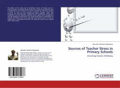 Sources of Teacher Stress in Primary Schools - Maphalala, Mncedisi Christian