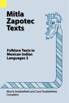 Cover Mitla Zapotec Texts