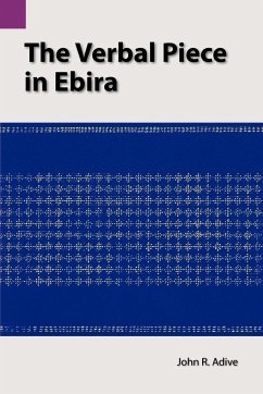 The Verbal Piece in Ebira - Adive, John R.