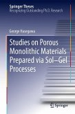 Studies on Porous Monolithic Materials Prepared via Sol¿Gel Processes