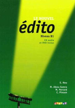 Cover Livre de l'élève, Niveau B1, m. Audio-CD u. DVD-ROM / Le nouvel édito