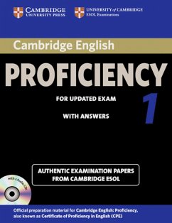 Cambridge Certificate of Proficiency in English 1 for updated exam. Student's Book Pack (Student's Book with answers and 2 Audio CDs)