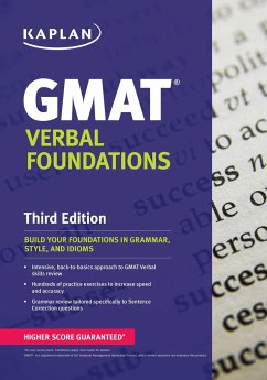 Kaplan GMAT Verbal Foundations - Kaplan Test Prep