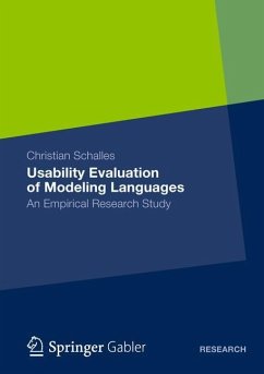 Usability Evaluation of Modeling Languages - Schalles, Christian
