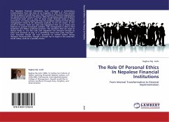 The Role Of Personal Ethics In Nepalese Financial Institutions