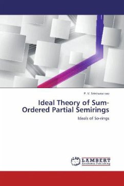 Ideal Theory of Sum-Ordered Partial Semirings