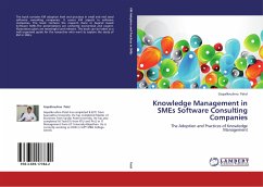 Knowledge Management in SMEs Software Consulting Companies - Patel, Gopalkrushna