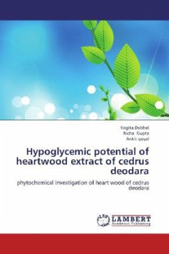 Hypoglycemic potential of heartwood extract of cedrus deodara - Dobhal, Yogita;Gupta, Richa;Goyal, Ankit