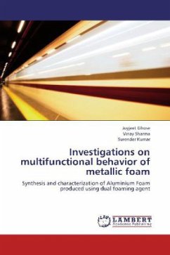 Investigations on multifunctional behavior of metallic foam