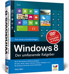 Windows 8 - Der umfassende Ratgeber, m. DVD-ROM - Gäbler, René