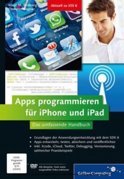 Apps programmieren für iPhone und iPad, m. DVD-ROM - Rodewig, Klaus M.; Wagner, Clemens