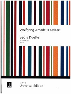 Cover Sechs Duette, für 2 Flöten