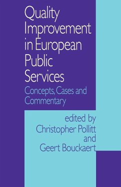 Quality Improvement in European Public Services - Pollitt, Christopher / Bouckaert, Geert (eds.)