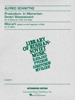 Cover PRAELUDIUM IN MEMORIAM DMITRI