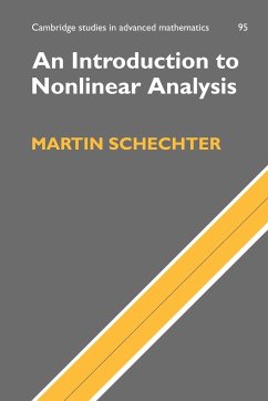 An Introduction to Nonlinear Analysis - Schechter, Martin