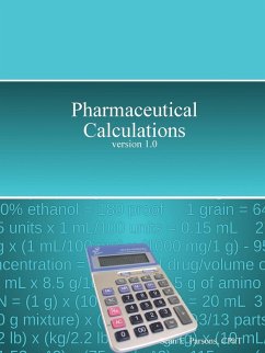 Pharmaceutical Calculations - Parsons, Sean