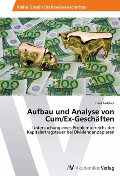 Aufbau und Analyse von Cum/Ex-Geschäften - Faddoul, Hani