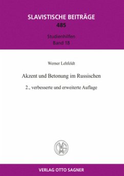 Akzent und Betonung im Russischen - Lehfeldt, Werner