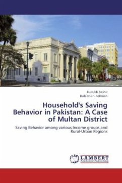 Household's Saving Behavior in Pakistan: A Case of Multan District
