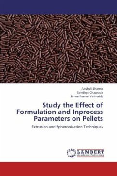 Study the Effect of Formulation and Inprocess Parameters on Pellets - Sharma, Anshuli;Chaurasia, Sandhya;Vasireddy, Suneel kumar