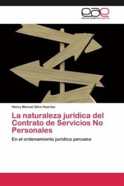 La naturaleza jurídica del Contrato de Servicios No Personales
