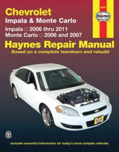 Cover Chevrolet Impala & Monte Carlo 2006-11