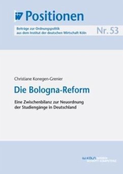 Die Bologna-Reform - Konegen-Grenier, Christiane