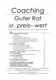 Coaching: Guter Rat ist seinen Preis- wert