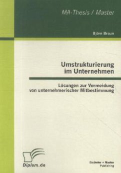 Umstrukturierung im Unternehmen: Lösungen zur Vermeidung von unternehmerischer Mitbestimmung - Braun, Björn