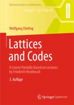 Lattices and Codes - Ebeling, Wolfgang