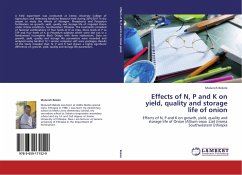 Effects of N, P and K on yield, quality and storage life of onion - Bekele, Muluneh