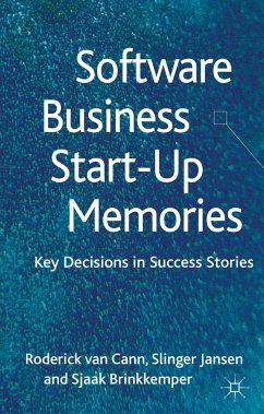 Software Business Start-Up Memories - Cann, R. van;van Cann, Roderick