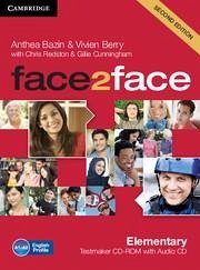 Face2face Elementary Testmaker CD-ROM and Audio CD - Bazin, Anthea; Berry, Vivien