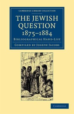 Cover The Jewish Question, 1875 1884