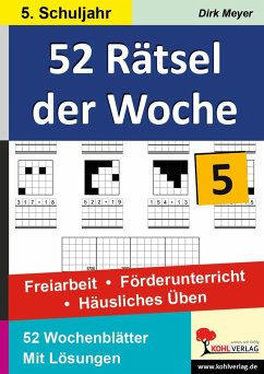 52 Rätsel der Woche / 5. Schuljahr - Meyer, Dirk