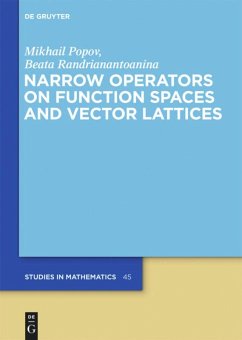 Narrow Operators on Function Spaces and Vector Lattices - Popov, Mikhail;Randrianantoanina, Beata