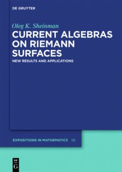 Current Algebras on Riemann Surfaces - Sheinman, Oleg K.