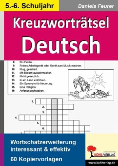 Kreuzworträtsel Deutsch 5.-6. Schuljahr - Feurer, Daniela