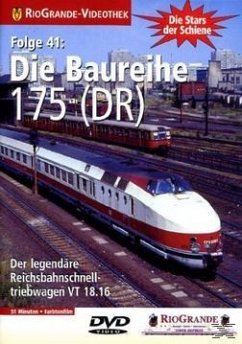 Cover RioGrande-Videothek - Stars der Schiene - Folge 41 - Die Baureihe 175 (DR)