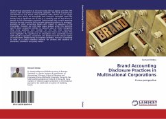 Brand Accounting Disclosure Practices in Multinational Corporations - Omboi, Bernard
