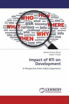 Impact of RTI on Development - Patwa, Balram Kumar;Prasad, Dipika