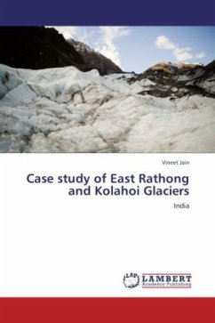 Case study of East Rathong and Kolahoi Glaciers