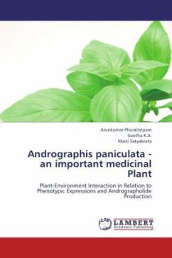 Andrographis paniculata - an important medicinal Plant - Phurailatpam, Arunkumar;K.A., Geetha;Satyabrata, Maiti